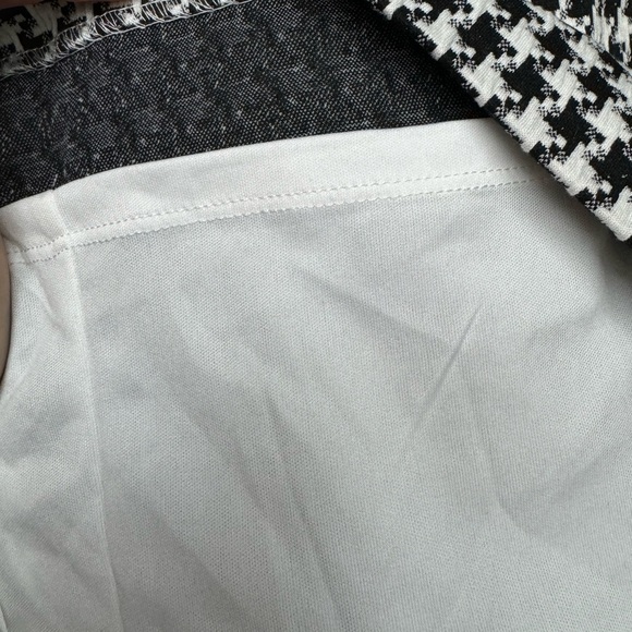 Violets and Roses Dress Size 0 Tweed Black White STITCH FIX NWT - Picture 6 of 6